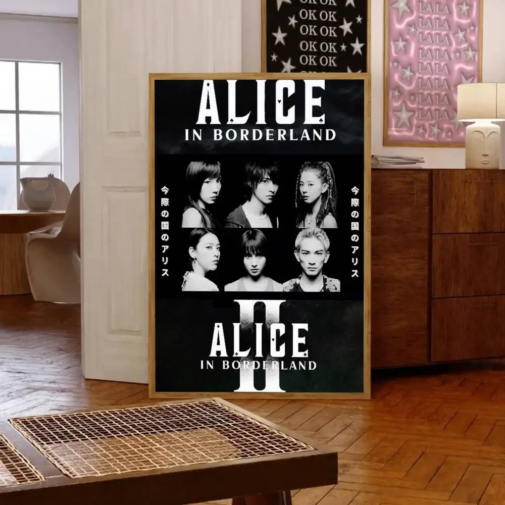 1 قطعة التلفزيون الساخن أليس في بوردرلاند المشارك طباعة لغرفة النوم غرفة المعيشة ديكور المنزل اللوحة جدار الفن HD صورة جدارية