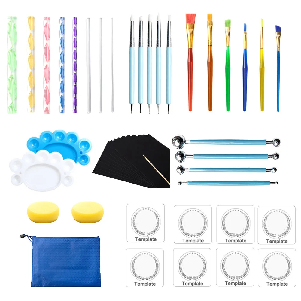 

M Dotting Pen Set Creative DIY Supplies Tools Paint Stipple Pens For Rock Paper Stone Wood Canvas