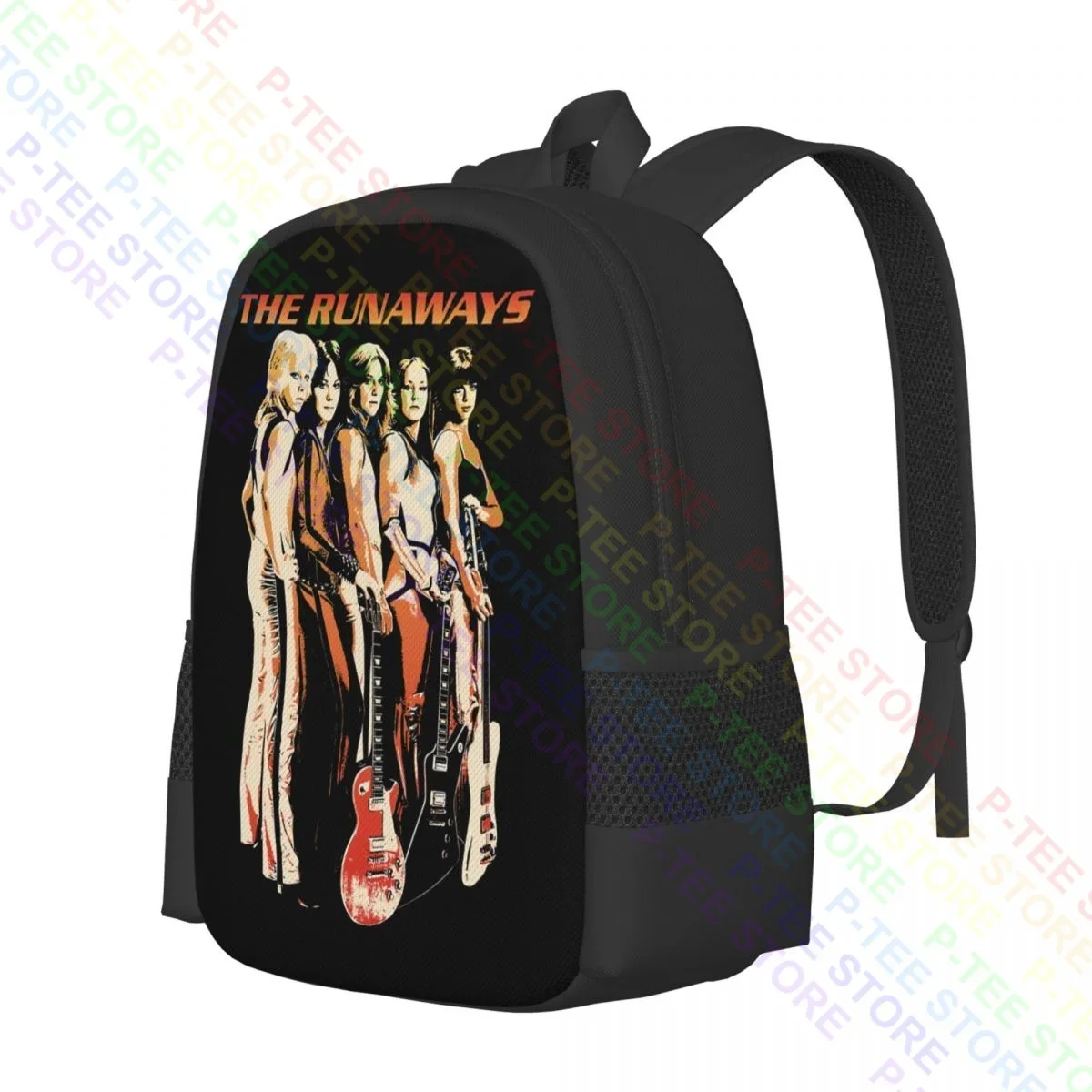 The Runaways All Female American Rock Band Queens Of Noise 1977Backpack Large Capacity Shoe Bag Personalised