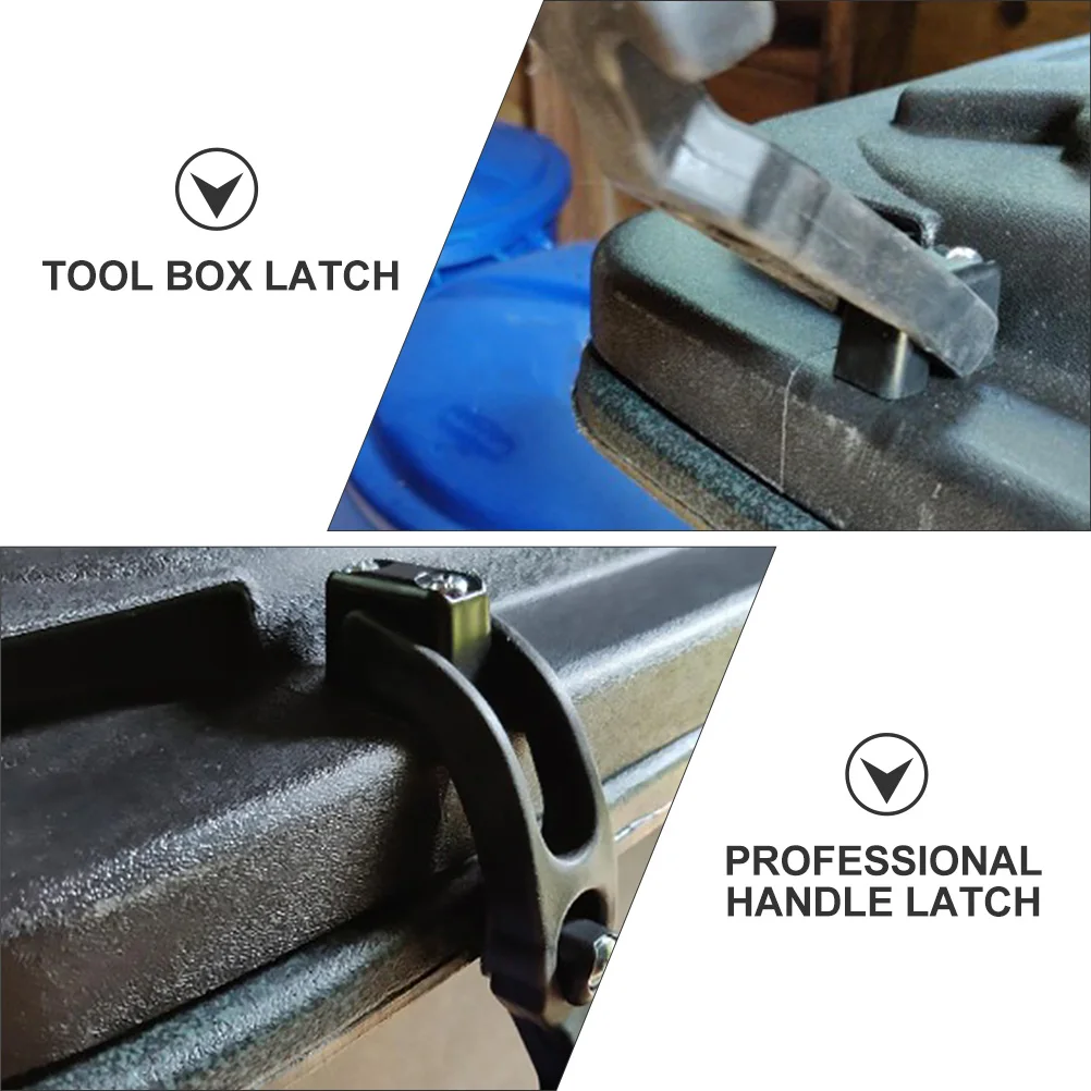 

2 set Box Stainless Steel Rubber T-Handle Hasp Heavy Duty Draw Heavy Buckle Latch For Machine Box Door Handle Latch