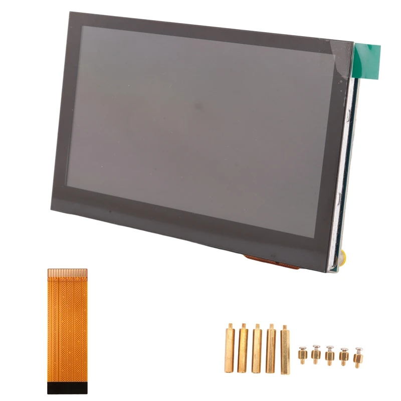 

Waveshare 4.3 Inch DSI LCD Display For Raspberry Pi 4B/3B+/3A+/3B/2B/B+/A+ IPS Capacitive Touch Screen Monitor 800X480