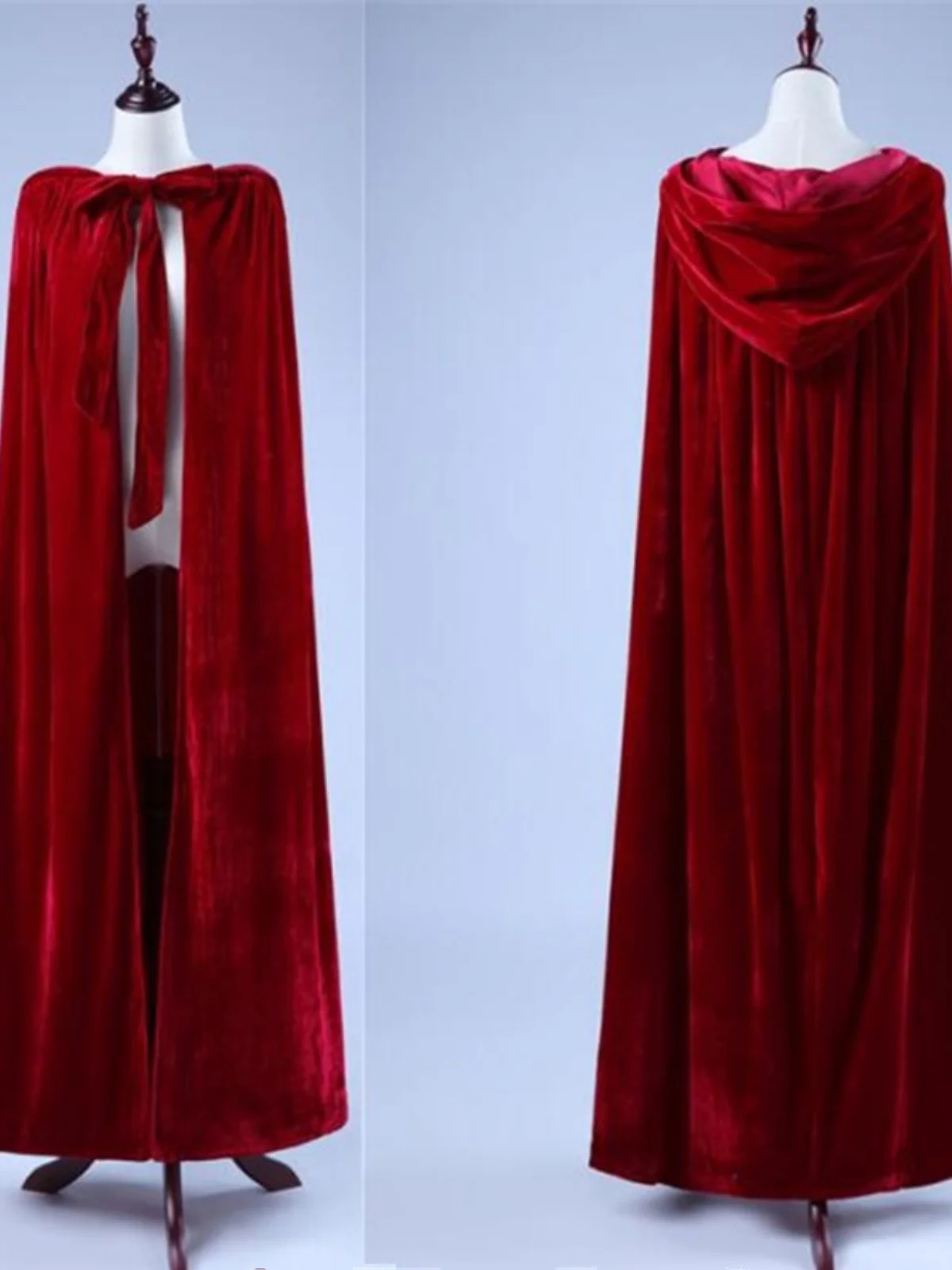 

ex Velvet Cape Vintage Hanfu Stage Photoaphy Costume M Model Hooded awl Faionable Trendy Ethnic Wear Spring Coll...