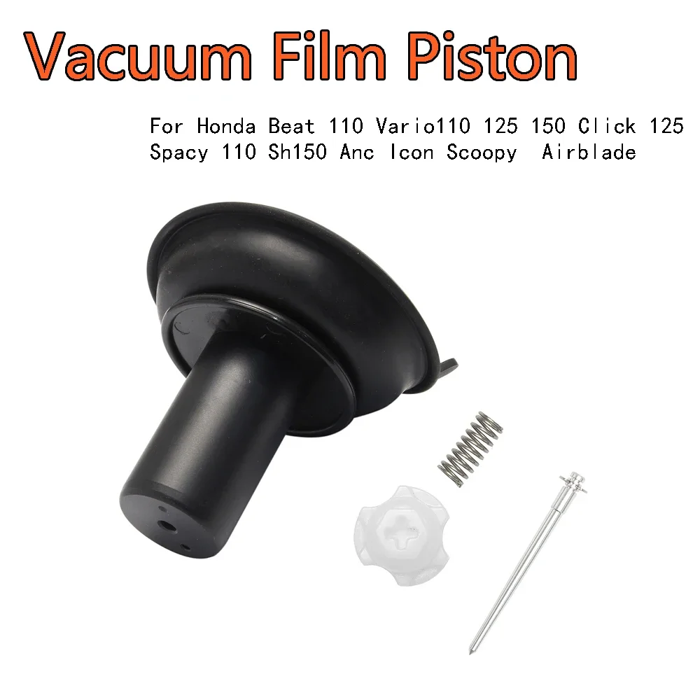 

For Honda Beat 110 Vario 110 125 150 Click 125 Spacy 110 Sh150 Anc Icon Scoopy Airblade Carburetor Plunger Film Vacuum Needle