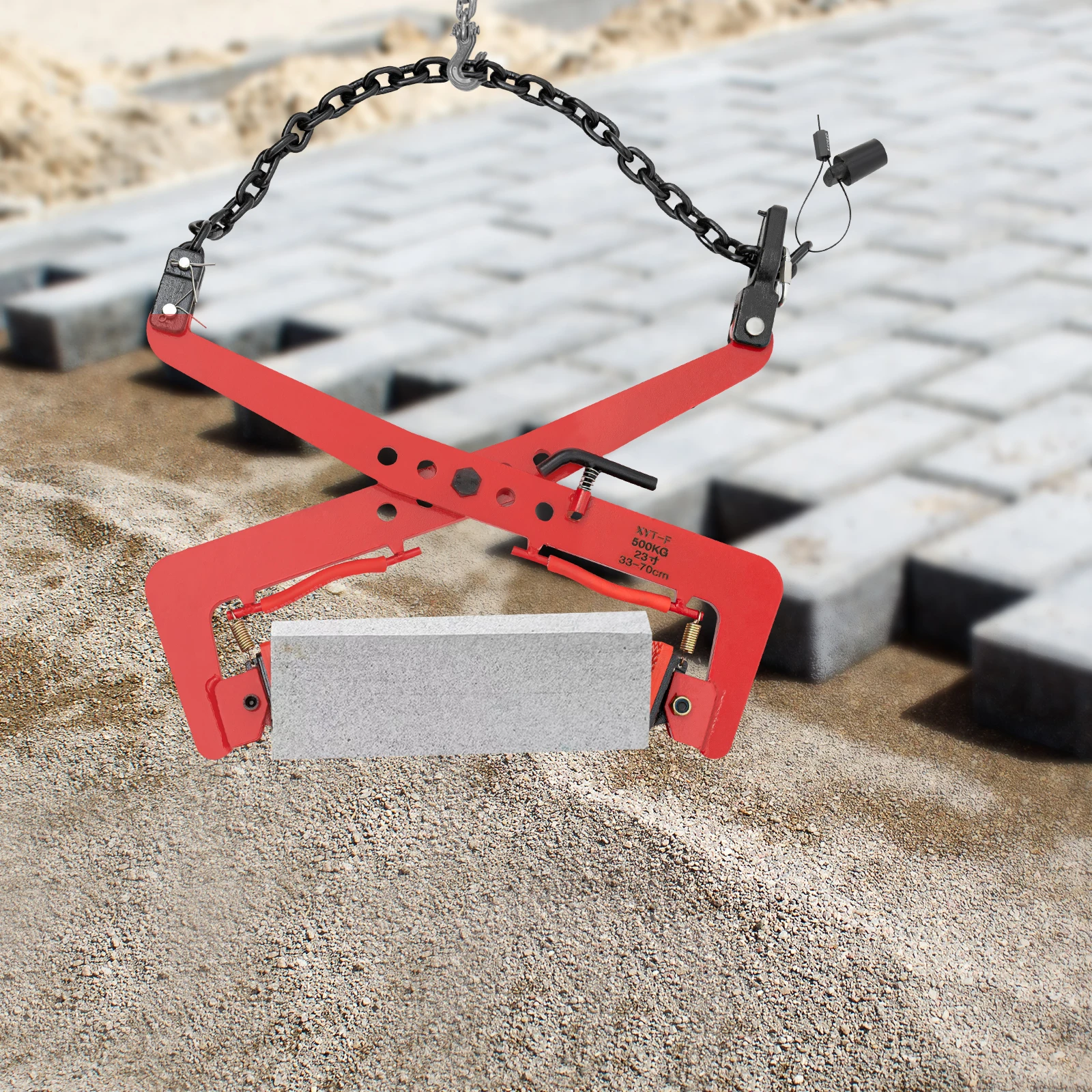 Lifting Clamps Lift Pliers Vertical Steel Plate Clamp Roadside Stone Tongs Curb Glass Slabs/Metal Sheet