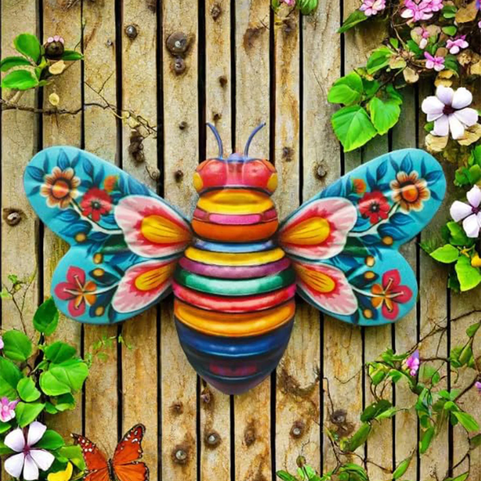 Wall Hanging Art  3D Sculpture Wall Art  Sculpture Ornament for Living Room Garden Bedroom