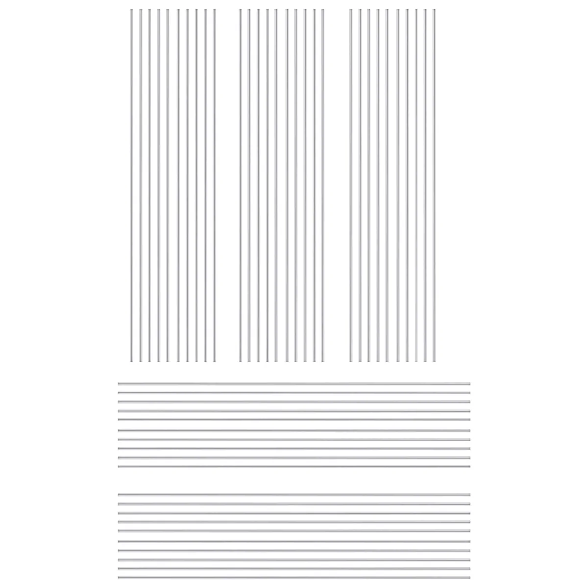 Électrode fourrée en cuivre et aluminium, solution de soudage à basse température, flux métallique, 1.6mm x 33cm, 50 pièces