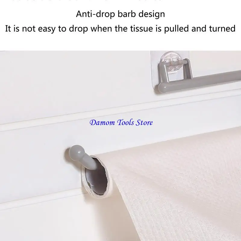 57be Nhà vệ sinh Giá tường Tường Tissue Roll Trình phân phối dưới tủ bọc nhựa giá khăn không thấm nước