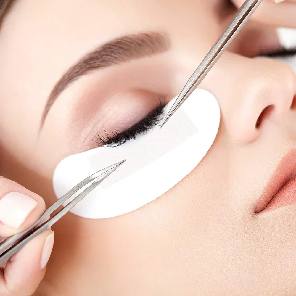 5 pièces ruban adhésif pour cils blanc bandes d'extension de cils tissu respirant ruban de cils micropore pour fourniture d'extension de cils