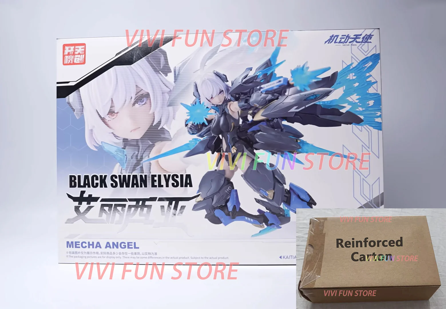 In Voorraad MECHA ANGEL Zwarte Zwaan Elysia 1/12 Montage Beweegbaarheid Model Kits Collectie Speelgoed Mecha KAI TIAN JI CHUANG
