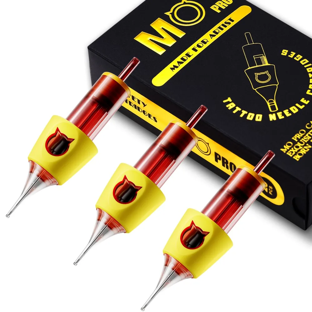 

MO PRO профессиональные иглы для тату-картриджей Magnum с мембраной 20 шт. одноразовые стерилизованные безопасные для татуировок макияж боди-арт