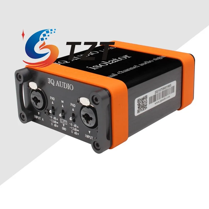 TZT LA-2L Upgraded Audio Signal Isolator Professional Current Noise Cancellation Support Attenuation Switch