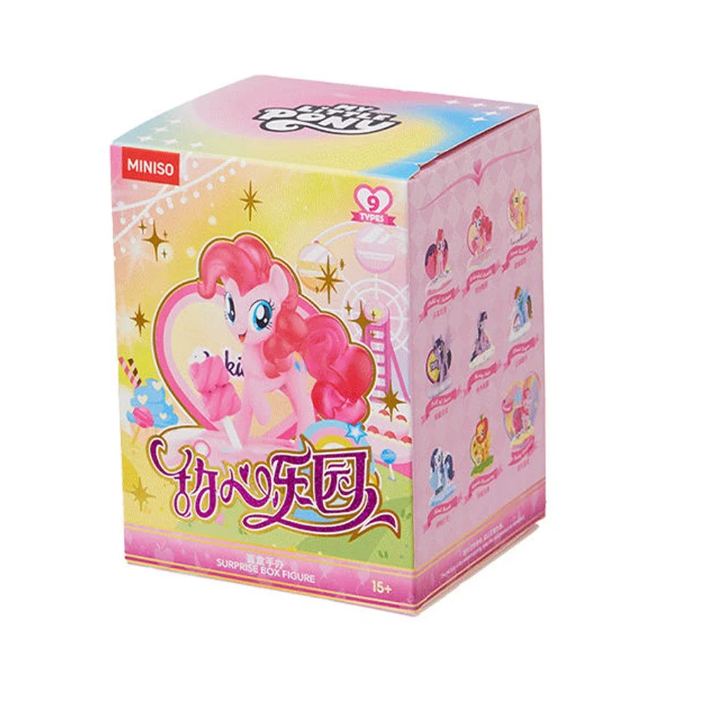 Anime My Little Pony Series Blind Box Twilight Sparkle Fluttershy Pinkie Pie Ozdoba na biurko Model Lalka Zabawki Dziewczyna Prezent urodzinowy