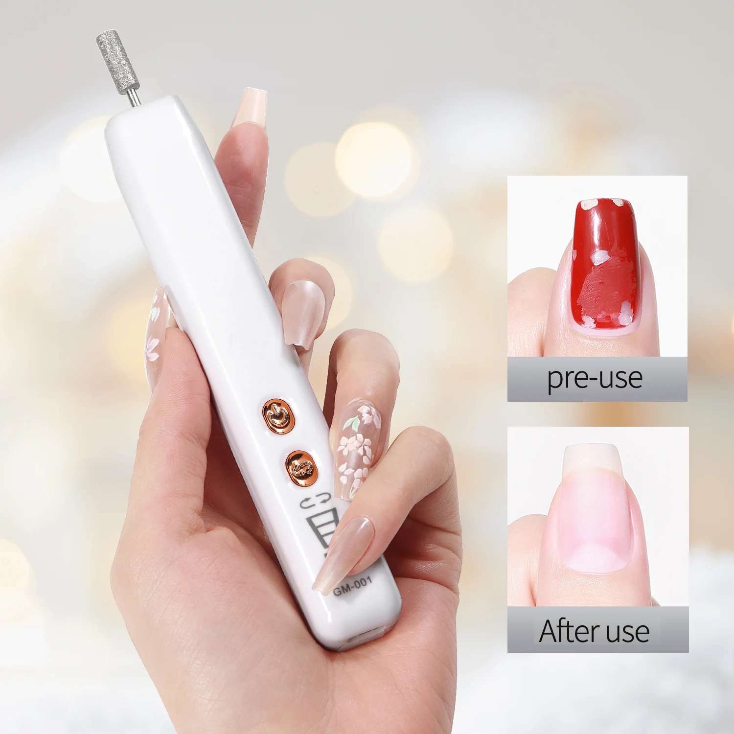 مجموعة مثقاب أظافر احترافية كهربائية محمولة من LULAA لأظافر الجل الأكريليك أداة مانيكير وباديكير لتنعيم وتشكيل التلميع