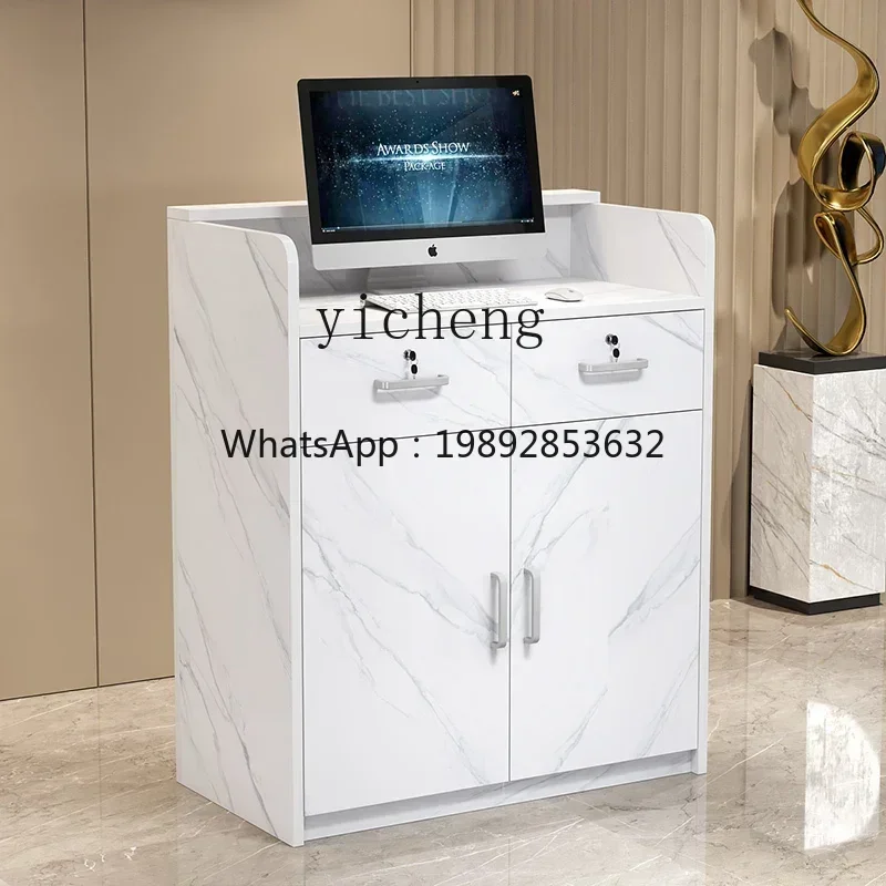 GZ4-9 checkout page store small counter simple economical cash register table clothing store