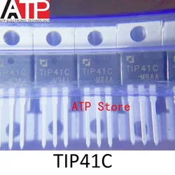50 Pairs/LOT New Original TIP41C/TIP42C TIP41C TIP42C TO-220 TRANS TIP41 NPN TIP42 PNP 6A 100V Power Transistor