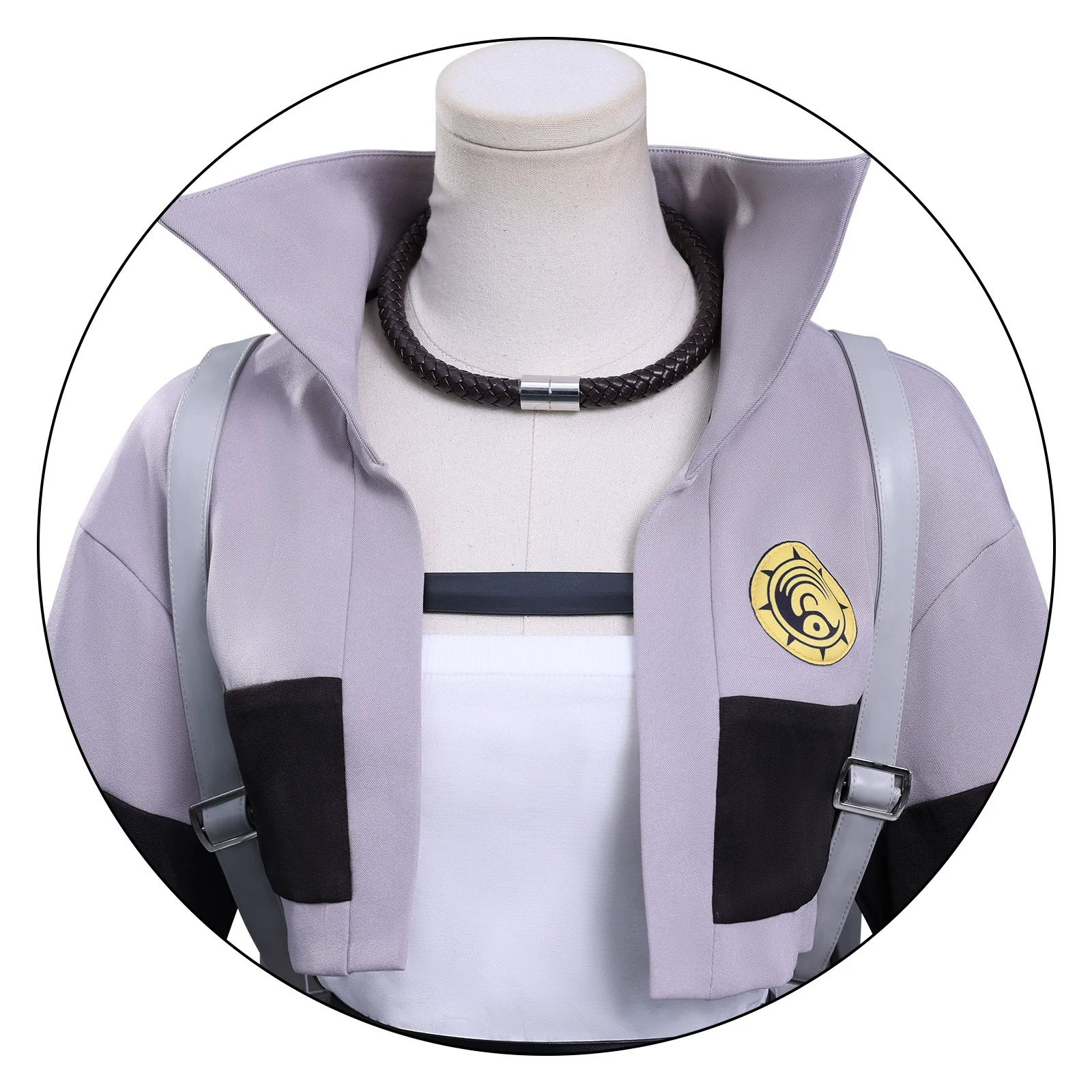 Disfraz de Anime Gachiakuta Riyo Reaper, uniforme, gargantilla, limpiadores Akuta, fiesta de Halloween para mujeres y niñas, accesorios de Carnaval