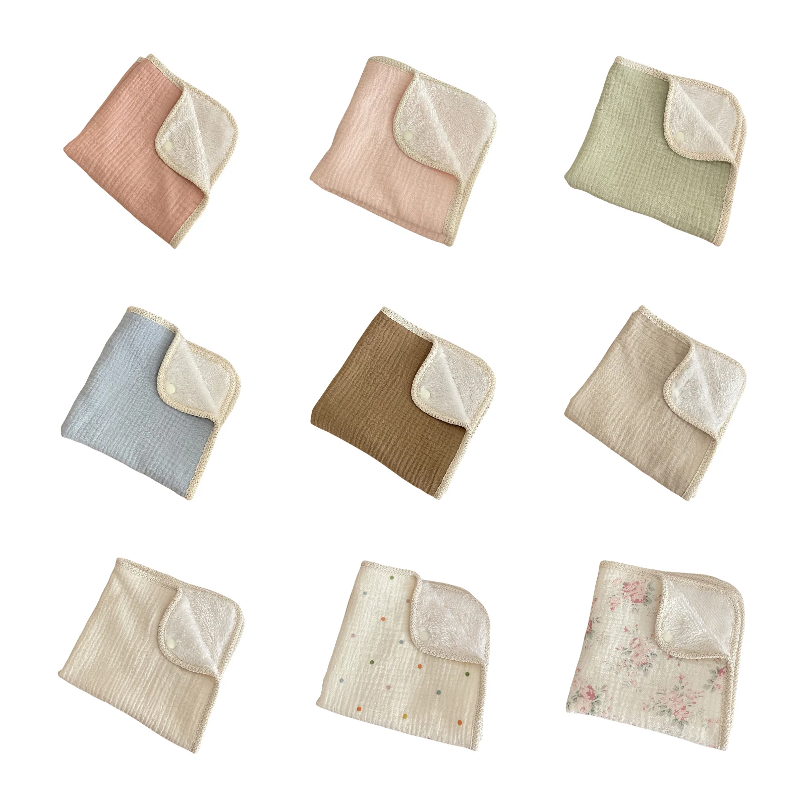 

Baby Wipe Towel Washcloths Handkerchief Drool Bibs Burp Cloths Strong Absorbent Face Towel Nursing Towel Baby Supply