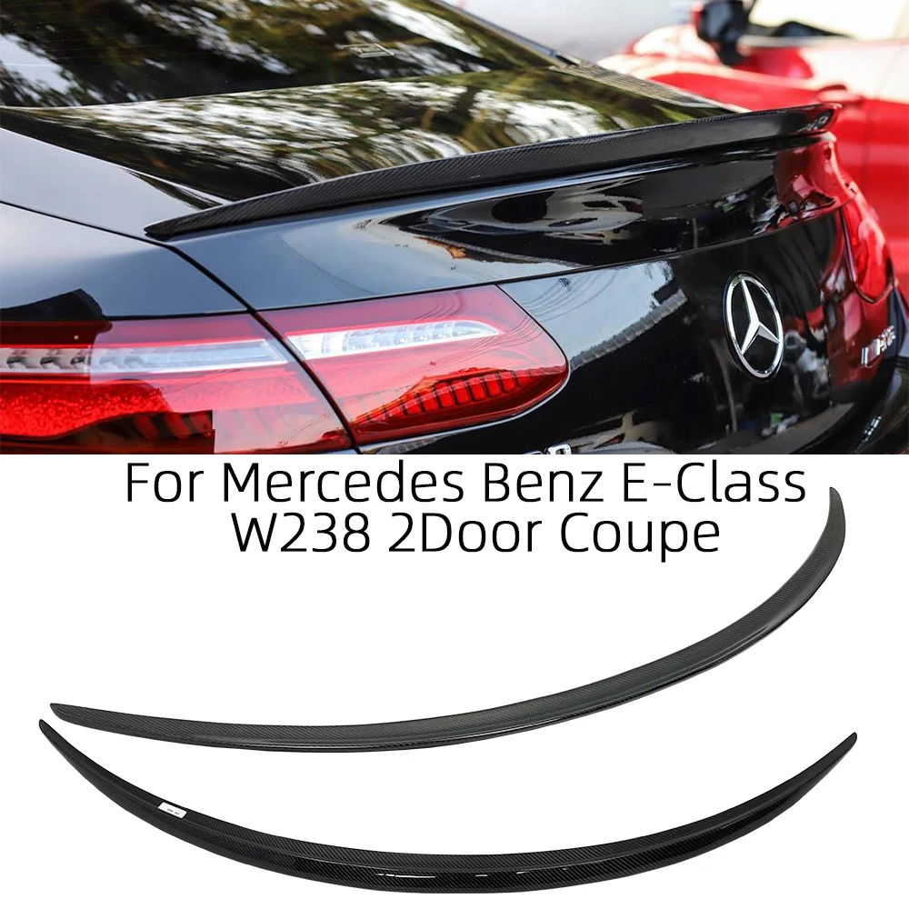 

For Mercedes-Benz E-Class W238 C238 2Door Coupe AMG Style Carbon Fiber Rear Spoiler Trunk Wing 2016-2023 FRP honeycomb Forged