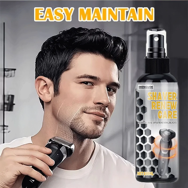 Multi-Purpose Maintenance Cleaning Spray for Electric Shaver Blade Residue Dirt Remover And Lubricant Car Interior Metal Parts