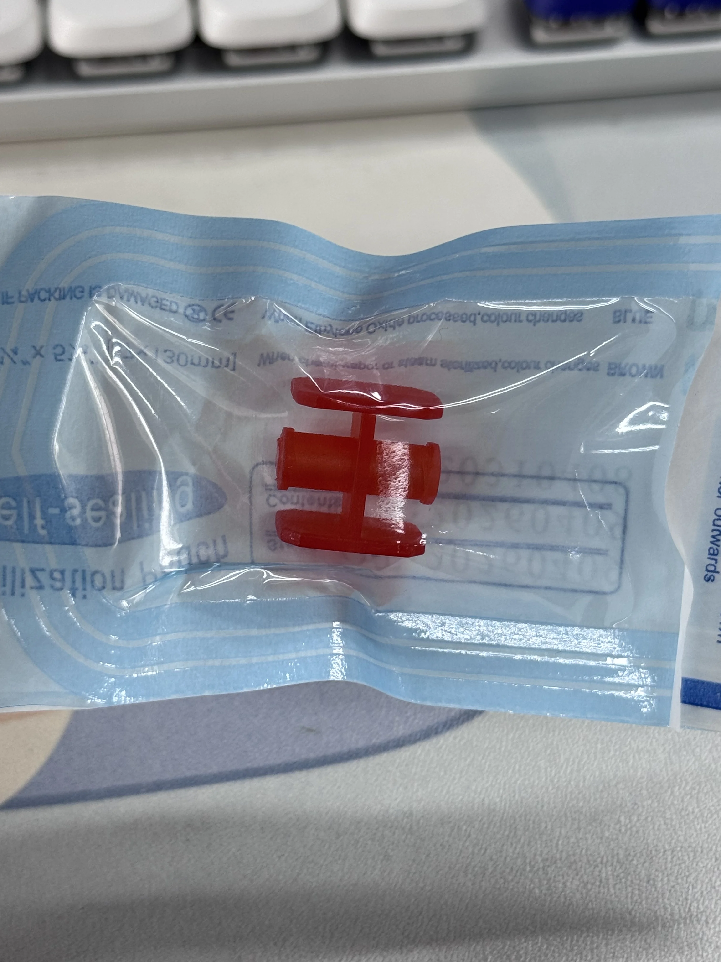 20/50/100PCS Female Female Luer Lock Coupling Connector Sterile Disposable Medical Adapter Double Wing Design