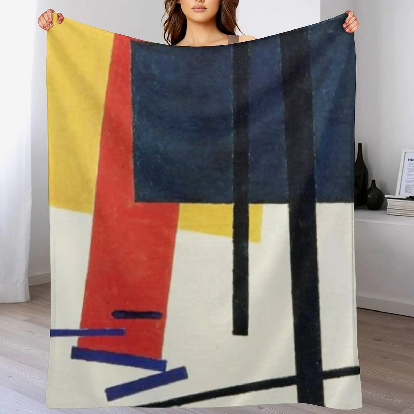 Suprematism 1915 by Kazimir Malevich - Favourite Artists Collection Throw Blanket manga Nap Blankets