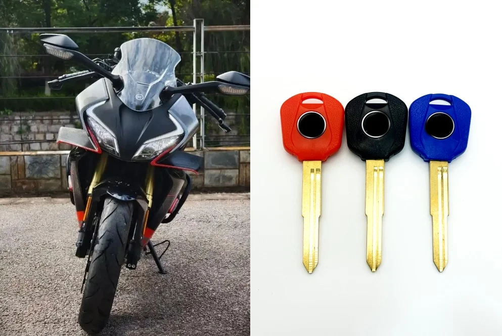 

Blank Motorcycle Key For Honda CB600 CB800 CB1300 CBR600RR CBR893 CBR929 CBR1000RR CBR1000 CBR900RR CBR954 F4I Uncut Blade Logo