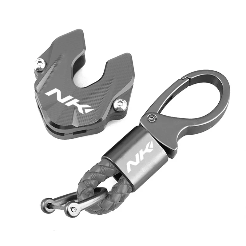 MOTO Zubehör CNC Aluminium Schlüsselhülle Schlüsselanhänger für CFMOTO 675NK 650NK 450NK 675 NK 150NK 300NK 250NK 800NK – Detail 10