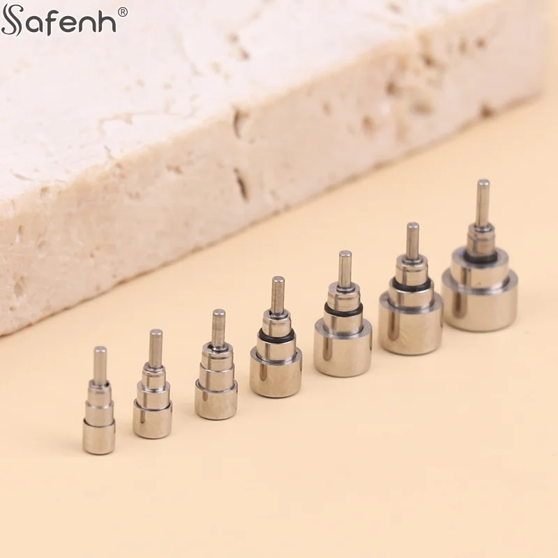 1 Stück Edelstahl-Uhrendrücker zum Einschrauben, Chronograph, Druckknopf 2,5/3,0/3,25/4,0/4,5/5,0/6,0 mm Kopf