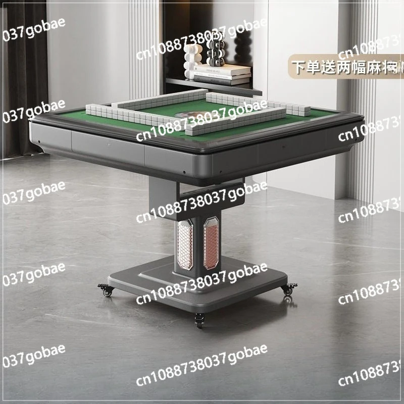 Dual-purpose automatic household folding heating table intelligent silent roller coaster machine mahjong machine