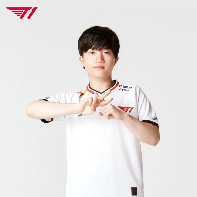 2025 جديد SKT T1 جامعة الأساطير فريق الرياضات الإلكترونية عدة MSI مباراة فاكر الرجال والنساء تي شيرت كبير تنفس #4