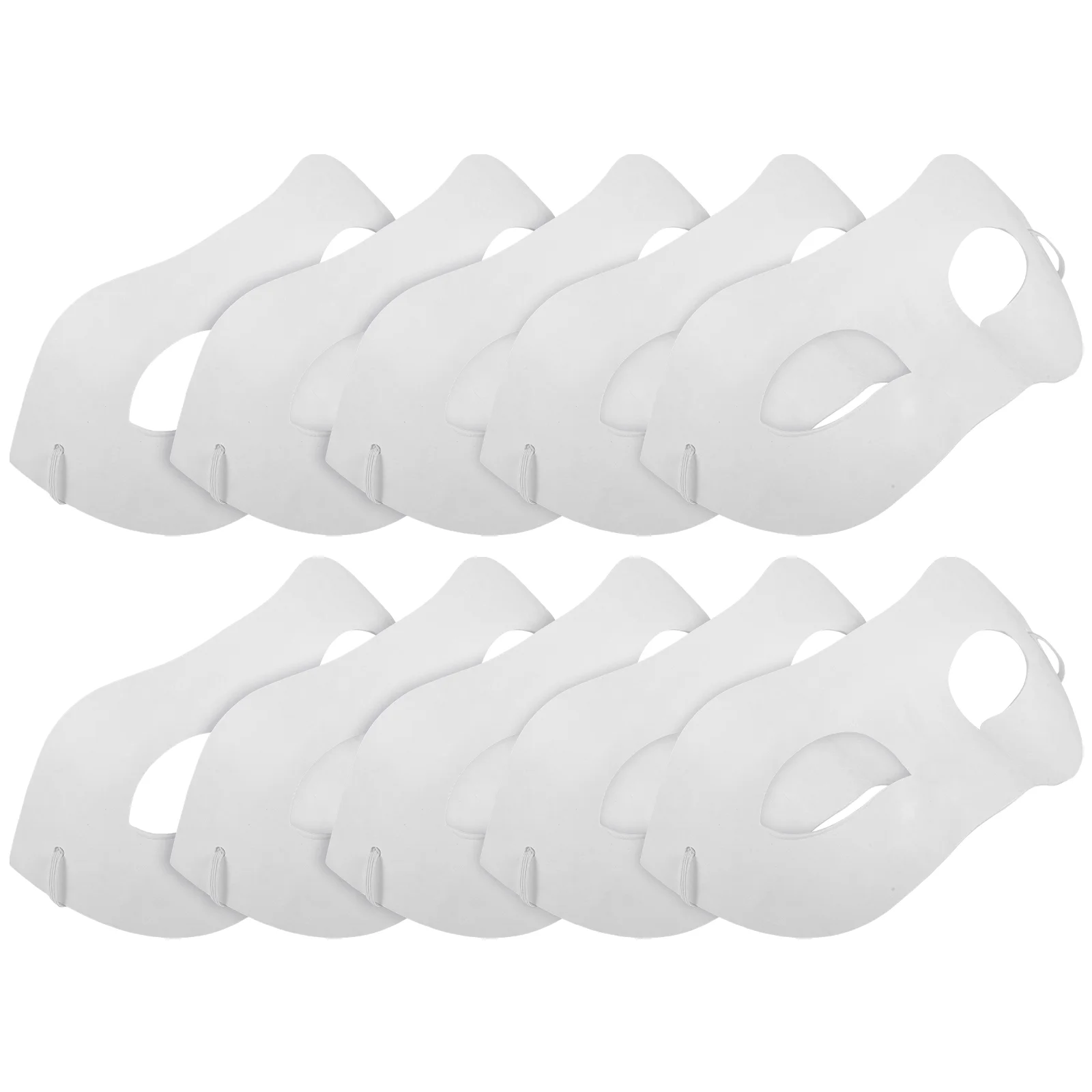 White Paper Masks DIY Hand Painted Apparel Blank Face Sheet Party Decor Masquerade