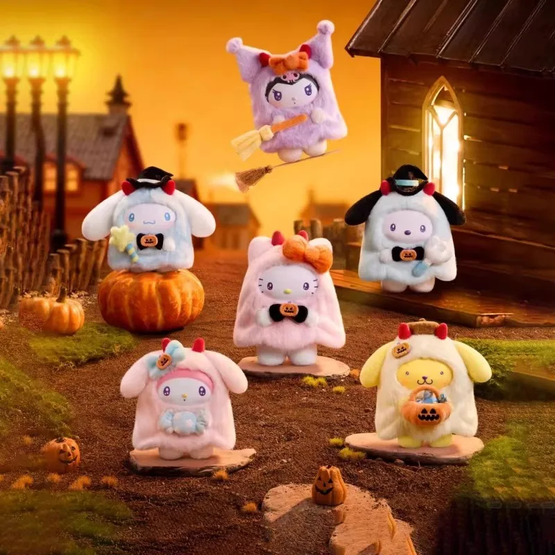 

Kuromi Candy Carnival Night Serie слепая коробка Hellokitty Cinnamoroll My Melody Pochacco персонажи Mystery Box кукла виниловая игрушка в подарок