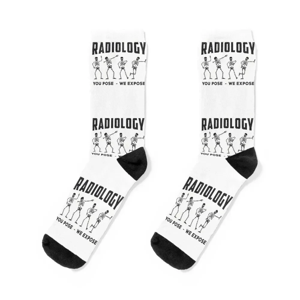 

Radiology You Pose We Expose Technologist X-Ray Socks hip hop japanese fashion funny sock Children's Socks For Girls Men's