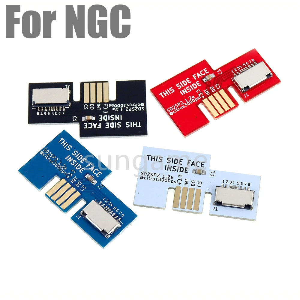 1pc For NGC SD2SP2 GameCube SD SP2 Adapter Load SDL TF Card Reader Access Replacement