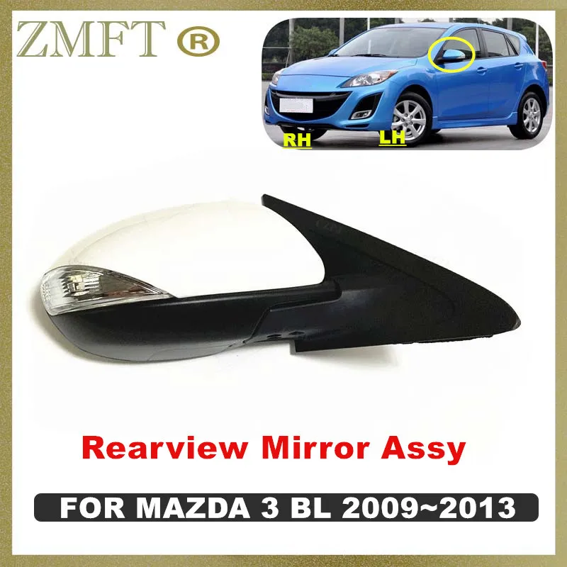 

Автомобильное наружное дверное зеркало в сборе, 7 контактов, с указателем поворота и электрическим складным двигателем для MAZDA 3 BL 2009 2010 2011 2012 2013