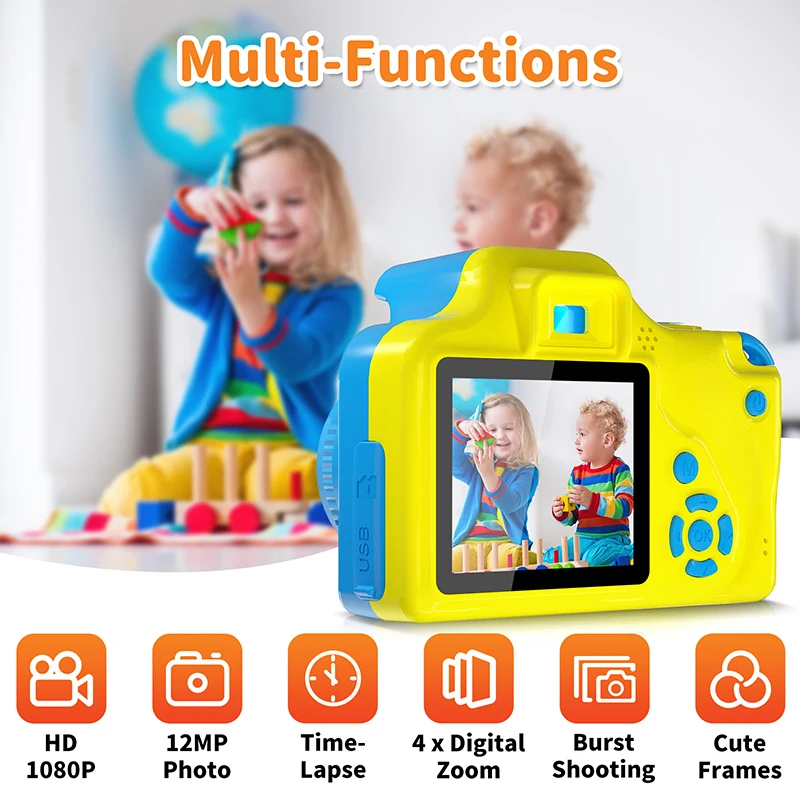 

Children's Camera Can Take Selfies and Record Them Instantly, Making it a Convenient Birthday Gift for Babies