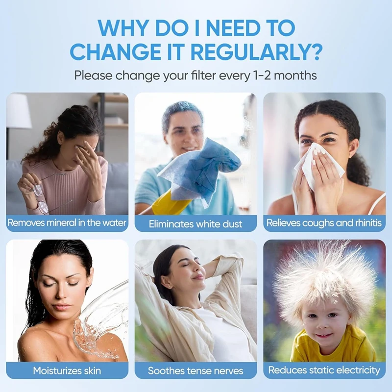 A44F-HFT600 5 عبوات من فلتر فتل المرطب T بديل متوافق مع مرطب هانيويل HEV615 HEV620