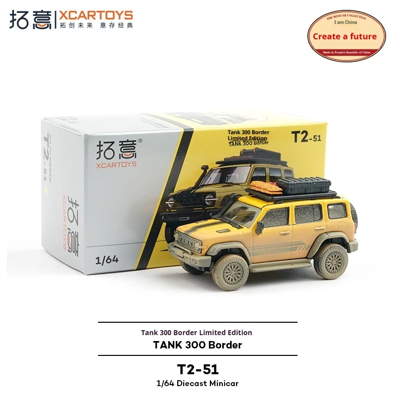 

XCARTOYS 1/64 Scale Great Wall Off-Road SUV Alloy Ornament Muddy Edition Limited Model Car for Collectors
