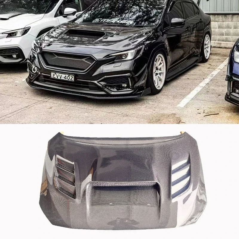 

New for Impreza WRX S4 STI 2022-2025 VB Carbon Fiber Engine Cover Front Bonnet for Impreza WRX