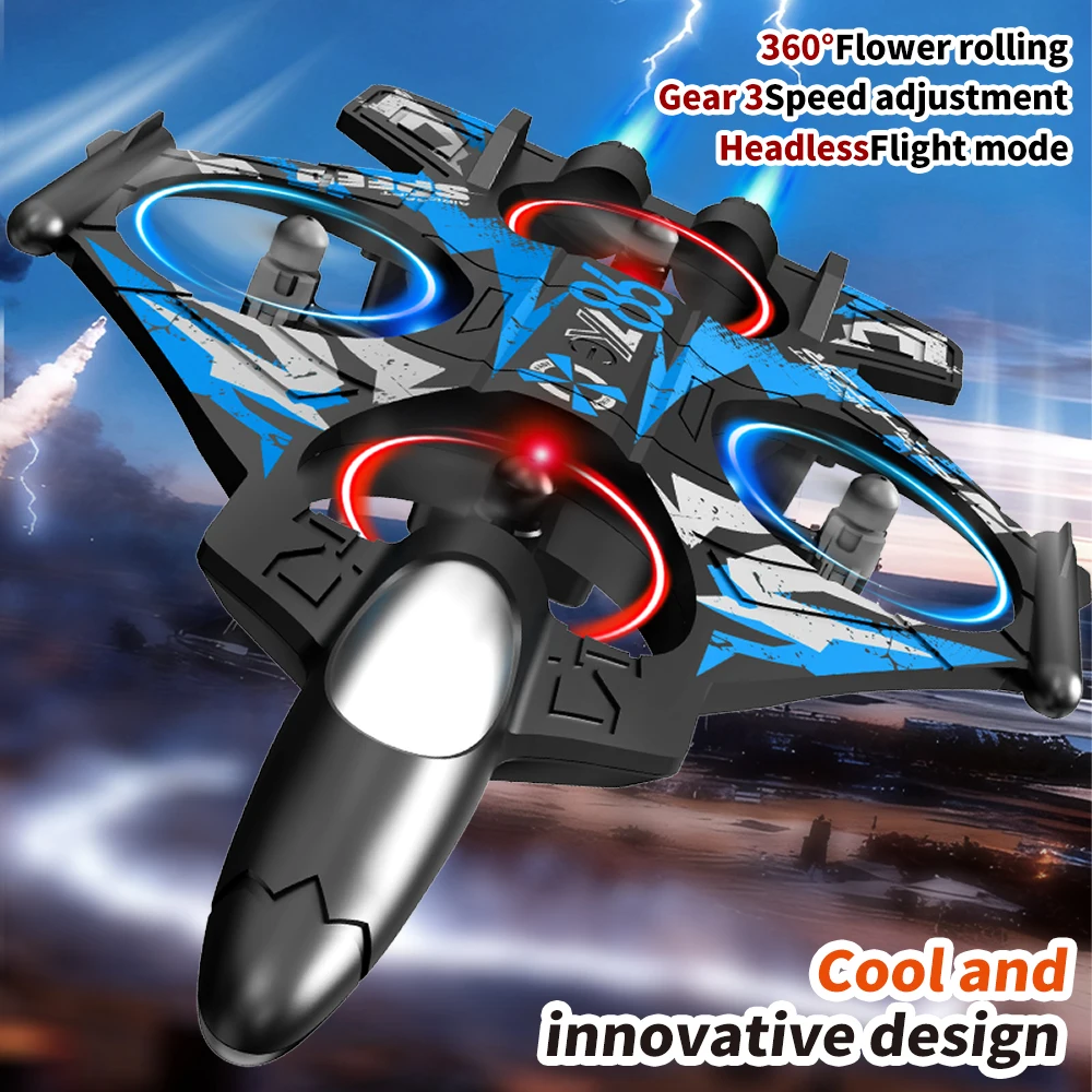 Toy unmanned aerial vehicle - remote-controlled small flying device - camera-equipped flying vehicle - three-speed switch image 2