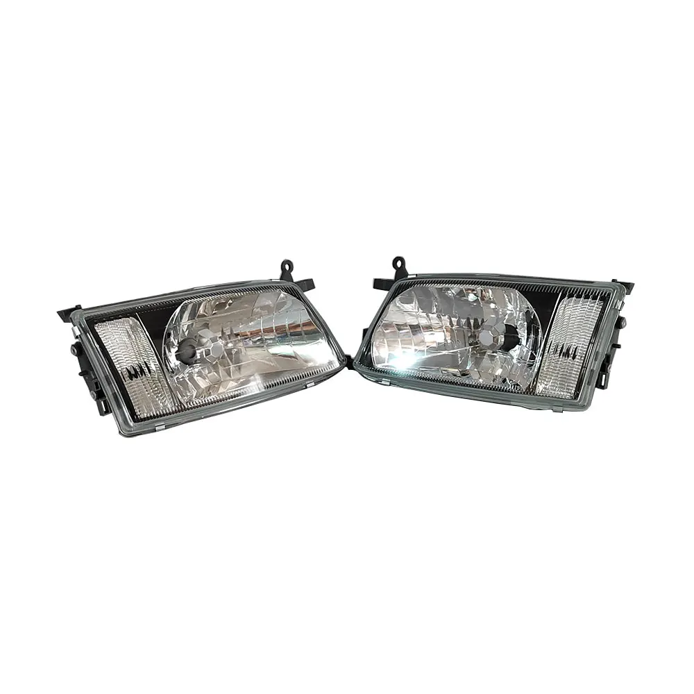 A Pair Car Lamps Front Headlights For Toyota Hiace Regius KCH41 KCH46 1997 1998 1999 Head Lamp