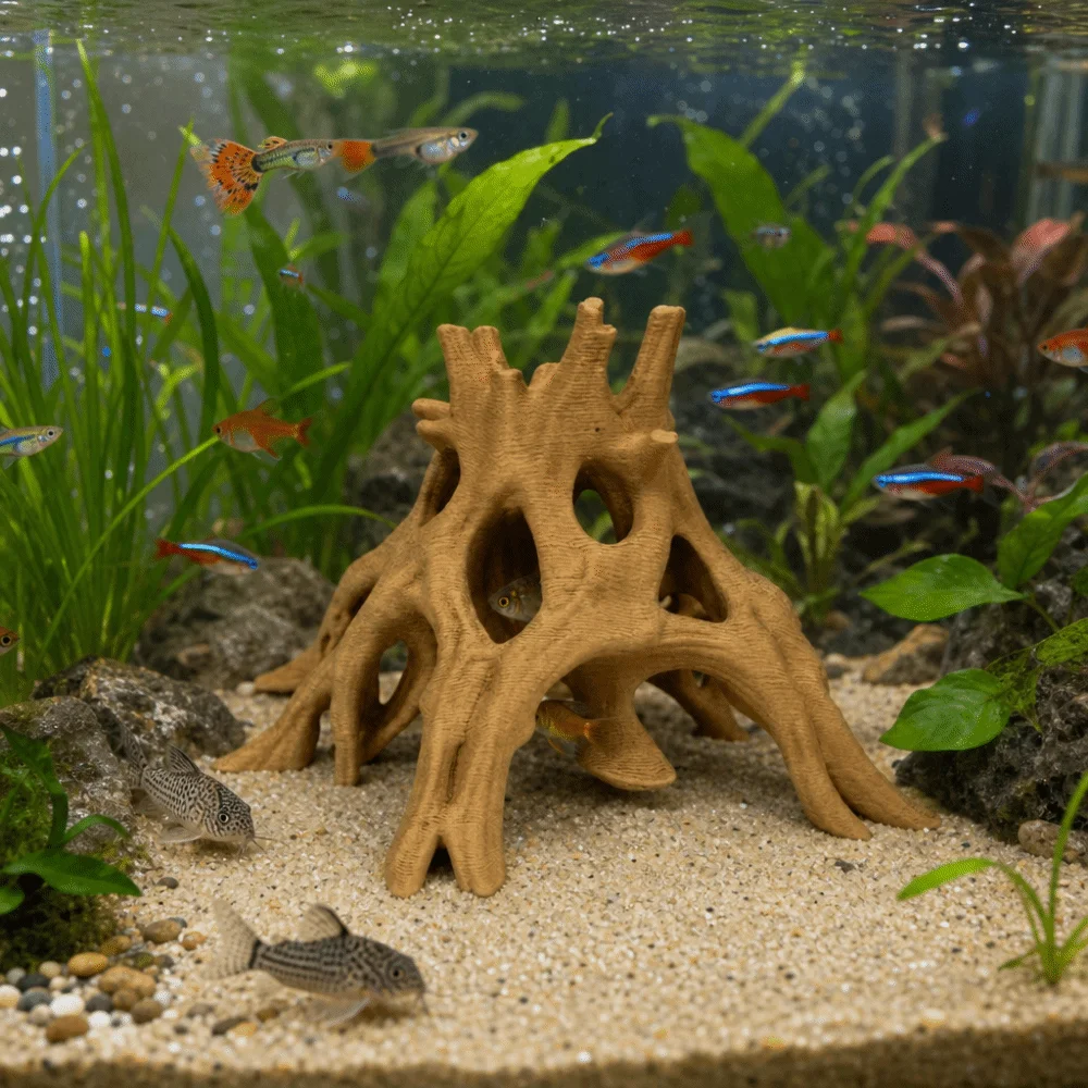 Уникальное пластиковое укрытие – обзор и цена Aquarium Fish Unique