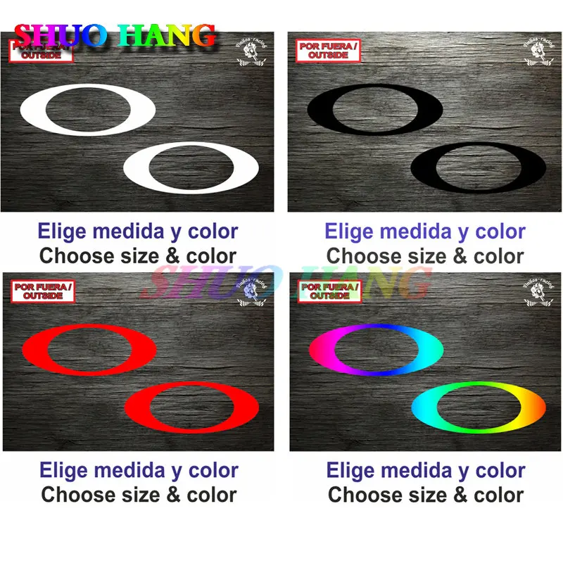 

Oakley's' Helmet Casco Car Sticker Vinyl Car Accessories Window Racing Motorcycle Decorative Decal PVC