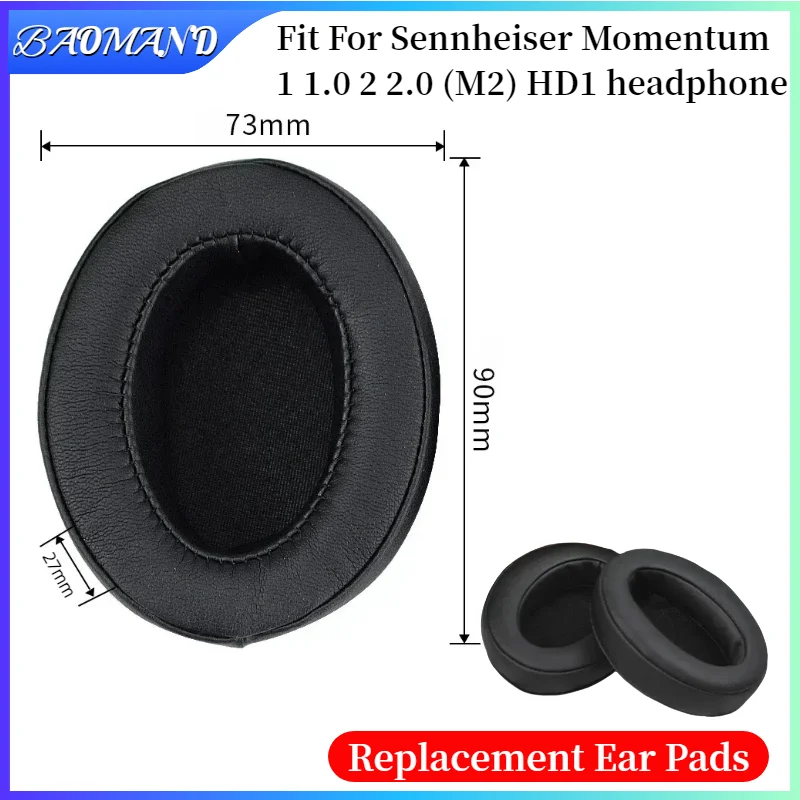 

Replacement Earpads For Sennheiser Momentum 1 1.0 2 2.0 (M2) HD1 Ear Cushion Headphone Ear Pad