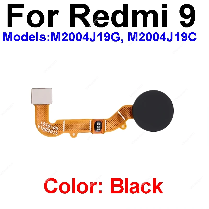 Premium Home Button Fingerprint Ribbon For Xiaomi Redmi 9 9C 9T 10A 10C Durable  Material Resists Bending And Wear Stable