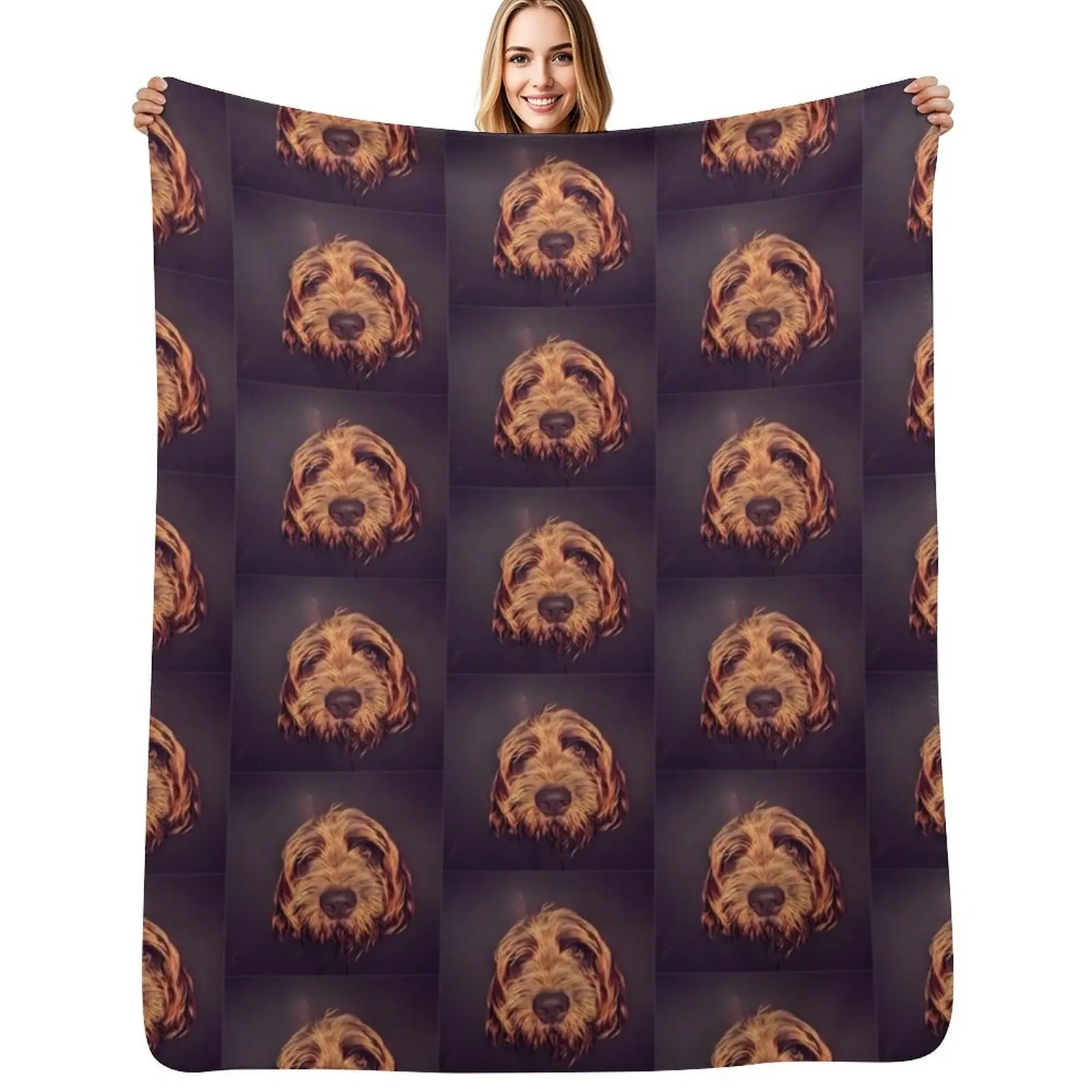 

Somethings on your mind Spinone by heidiannemorris Throw Blanket Versatile Cozy Throw Blanket for All Occasions