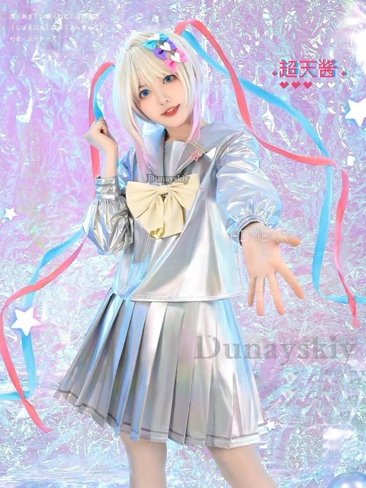 Game Needy Girl Overdose KAngel Cosplay Ame Lolita Costume Game NEEDY STREAMER OVERLOAD Cosplay KAngel Costume With Wig Set Gift