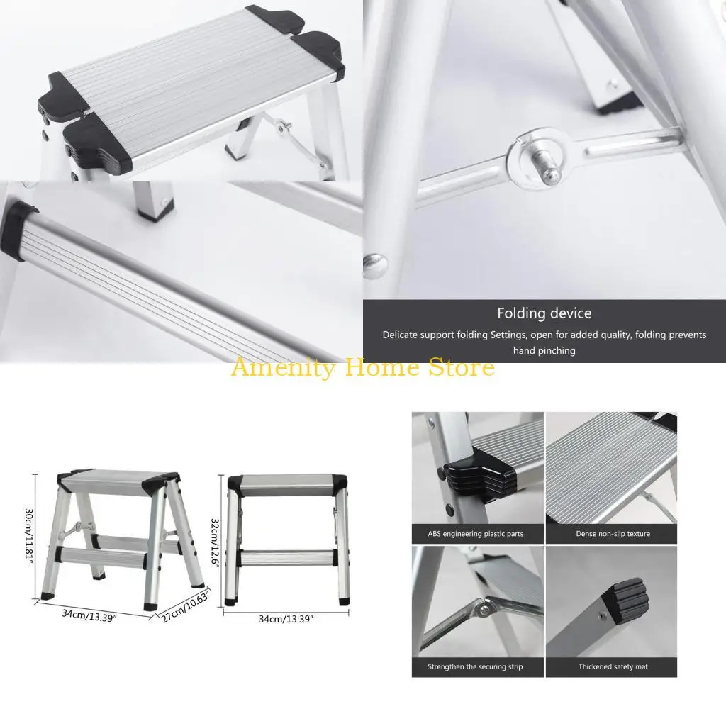 

F26C Household Aluminum Stepladder Multifunctional Foldable Herringbone Ladder