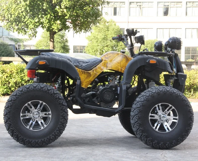 Custom 200cc ATV with 4-stroke Gy6 Automatic Engine Chain Drive Transmission System Dual Fuel (Electric & Gas)