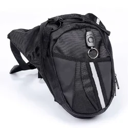 Bolsa impermeable para cinturón de motocicleta, riñonera para muslo, cadera, pierna caída